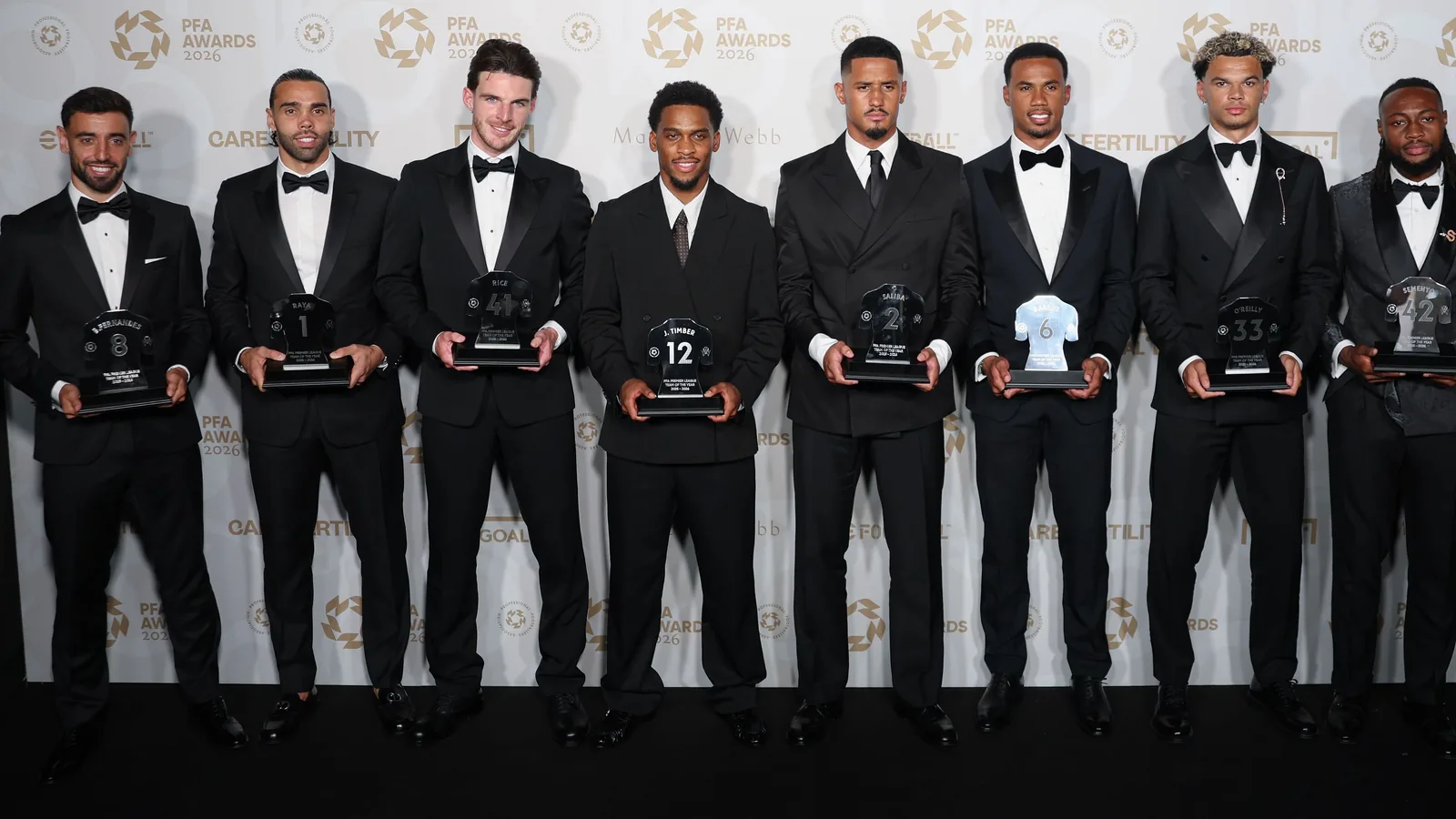 Fernandes and Shaw win PFA player of the year awards