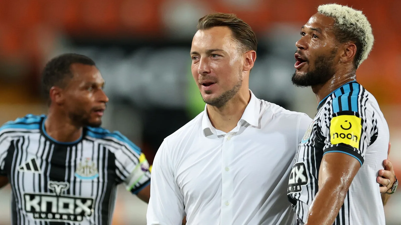 Newcastle’s Matthias Jaissle looks on bright side despite lacklustre Leverkusen defeat