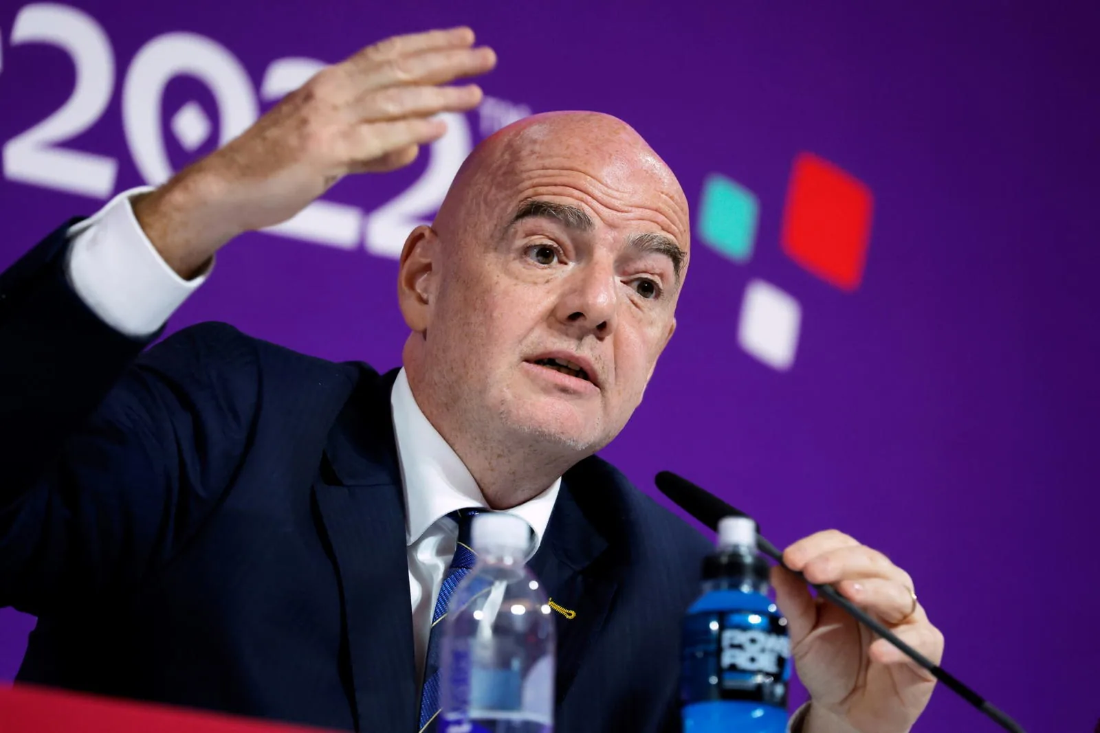 FIFA claims Infantino has some board support amid calls for his resignation, denies report that he promised Morocco World Cup final in exchange for re-election support - sports.yahoo.com